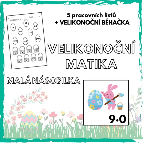 Velikonoční malá násobilka 1