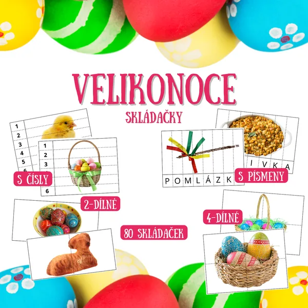 VELIKONOCE - skládačky 1