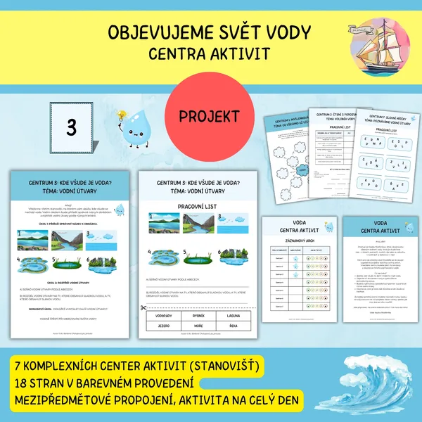Objevujeme svět vody – centra aktivit 1