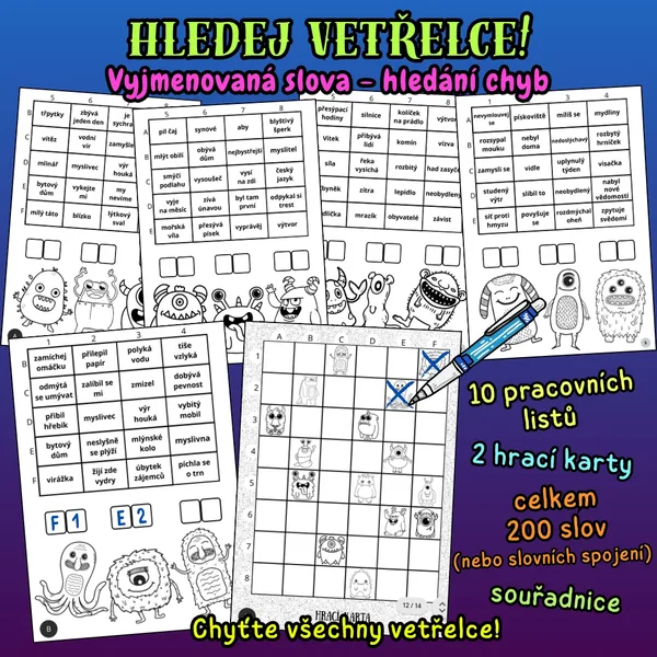 Hledej vetřelce! (vyjmenovaná slova) 1