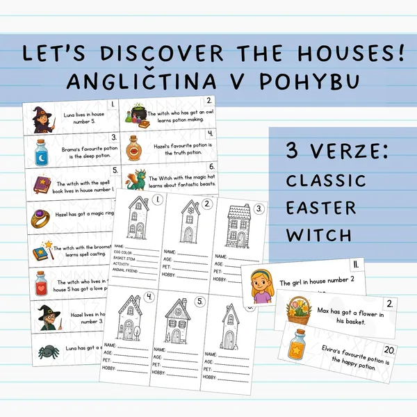 Discover the houses - logické přiřazování informací 1