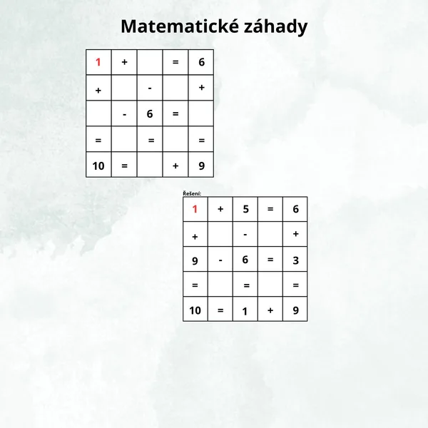 Matematické záhady 1