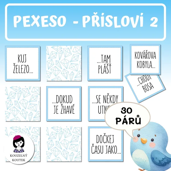 Pexeso přísloví pro děti 2 (PDF) 1