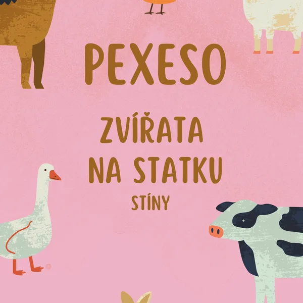 Pexeso - stíny zvířata na statku 1