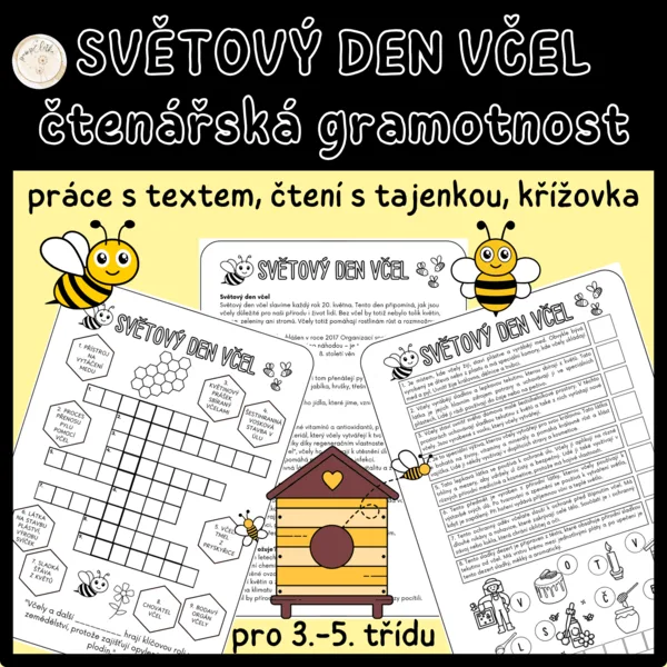 Světový den včel - čtenářská gramotnost 1