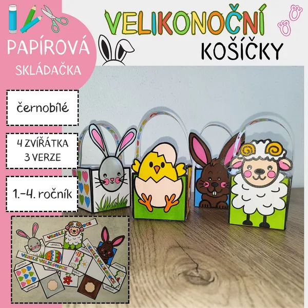 Velikonoční košíček - výrobek 1