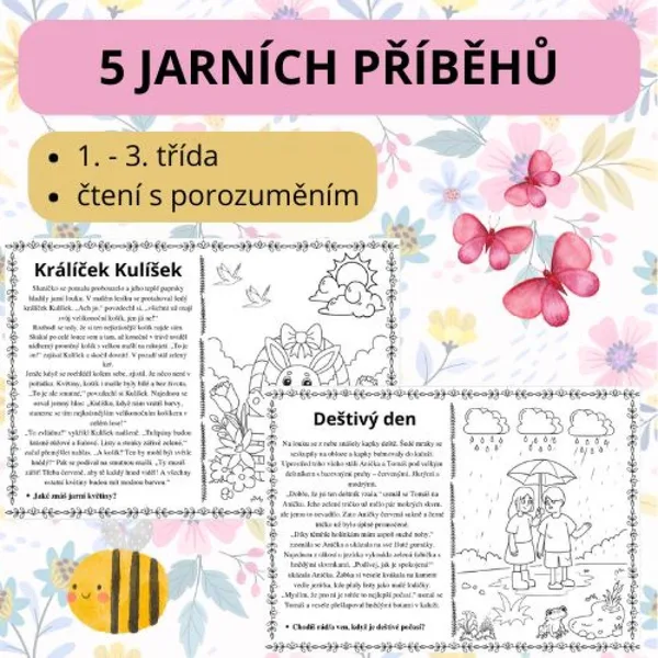 Jaro - 5 příběhů s omalovánkami  1