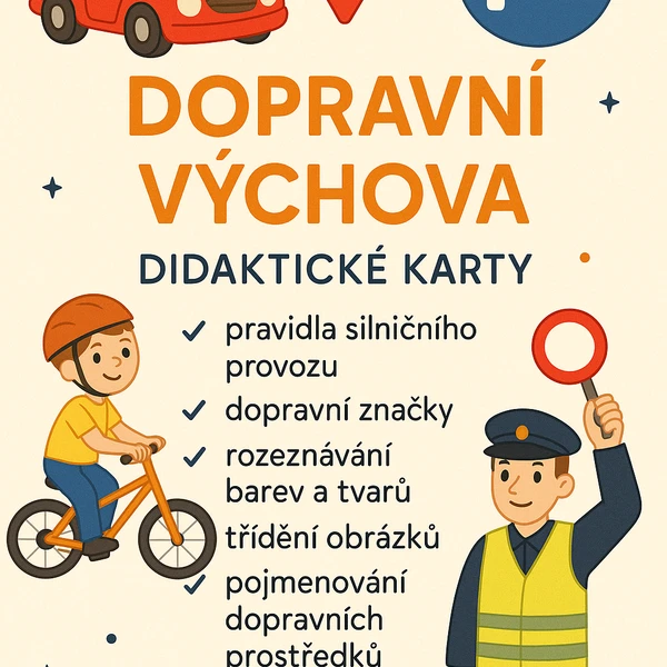 Dopravní výchova – soubor didaktických karet 1