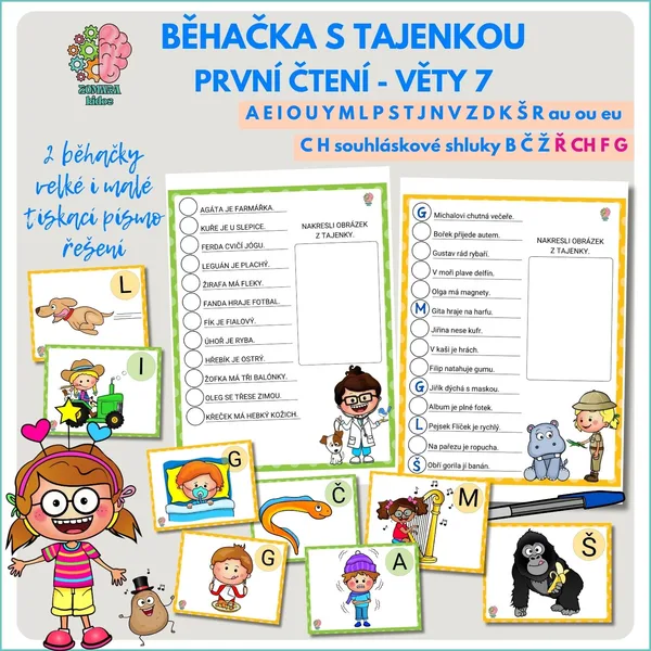 Běhačka – první čtení - věty 7 1