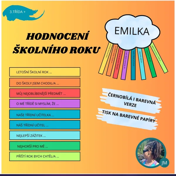 DUHA - HODNOCENÍ ŠKOLNÍHO ROKU  1