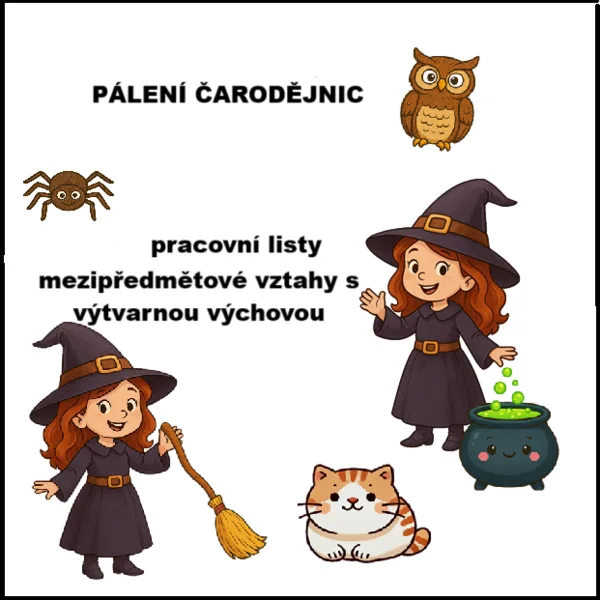 Pálení čarodějnic - pracovní listy 1
