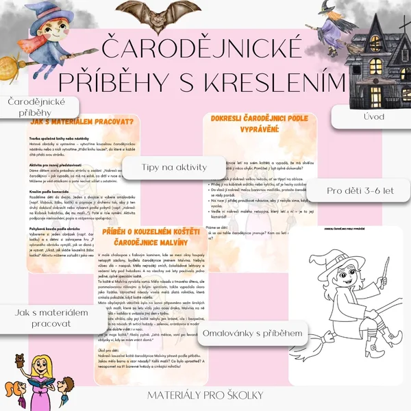 Čarodějnické příběhy s kreslením 1