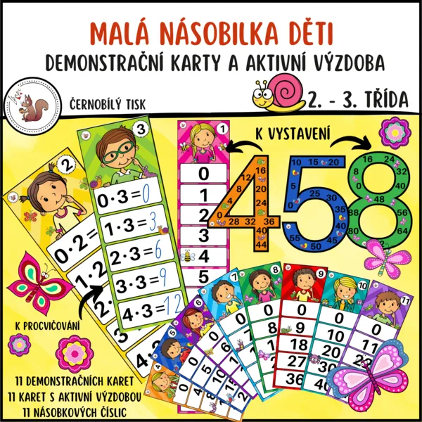 Malá násobilka děti 1