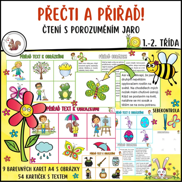 Přiřaď text k obrázku 1