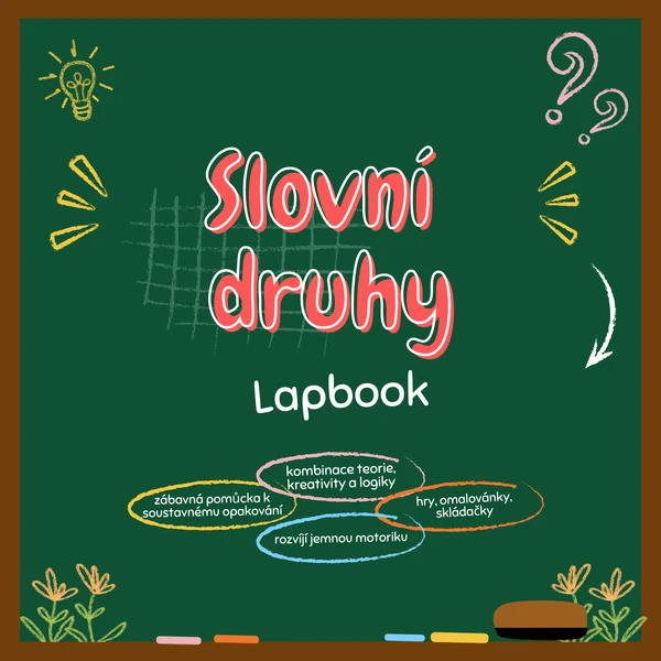 Slovní druhy – Lapbook 1