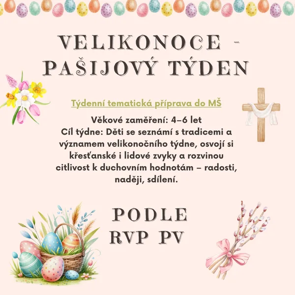 Velikonoce - Pašijový týden 1