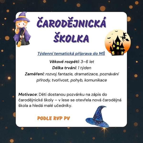 Čarodějnická školka  1