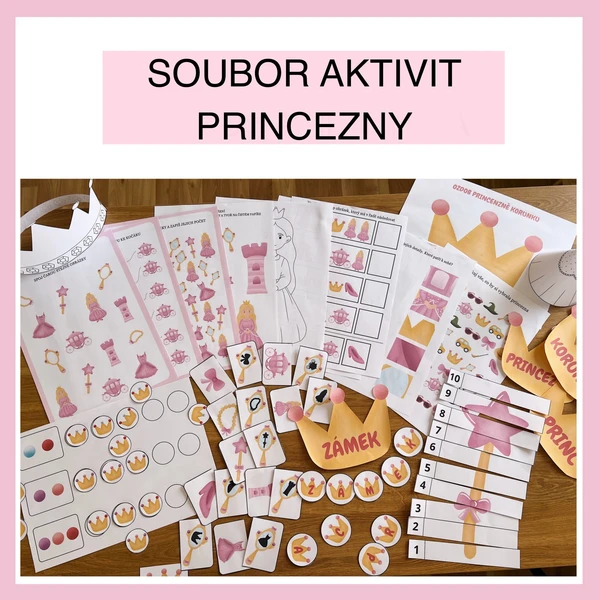 Soubor aktivit - princezny  1