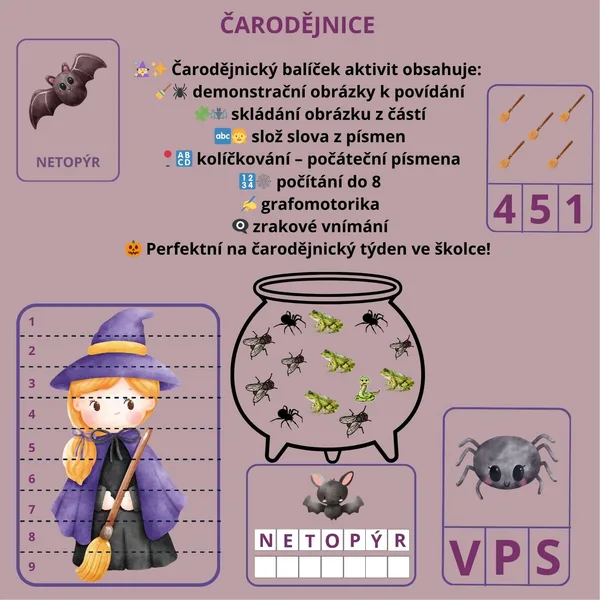 Čarodějnice 🧙‍♀️🕷️🦇 1