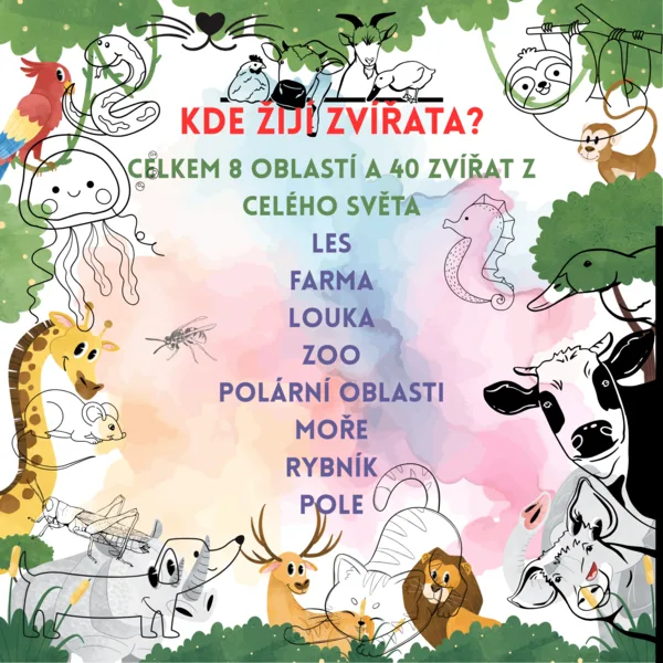 Kde žijí zvířata? 1