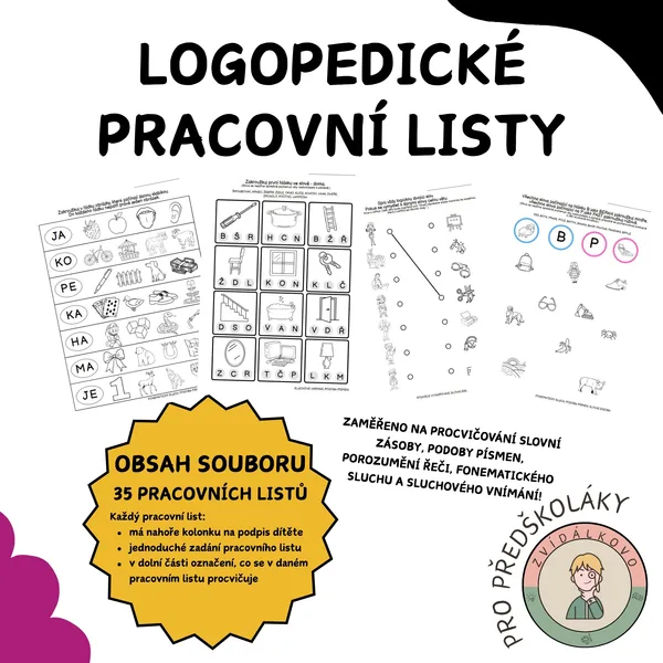 Logopedické pracovní listy  1