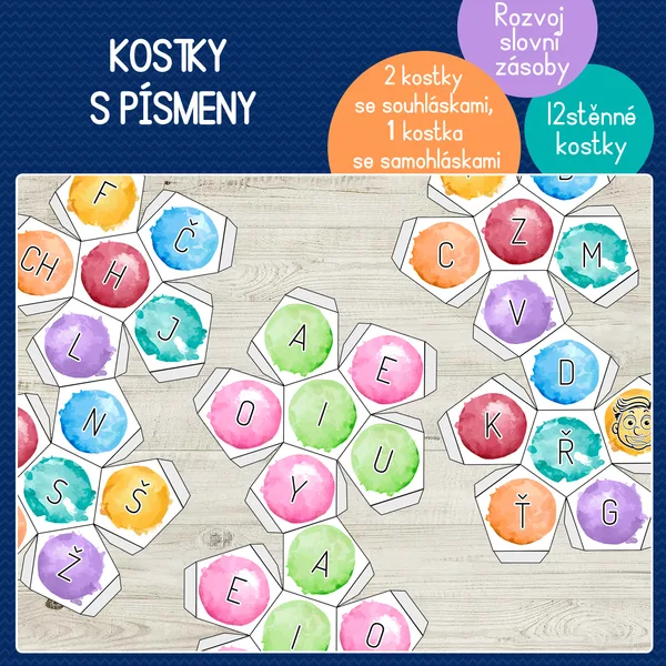 Kostky s písmeny 1