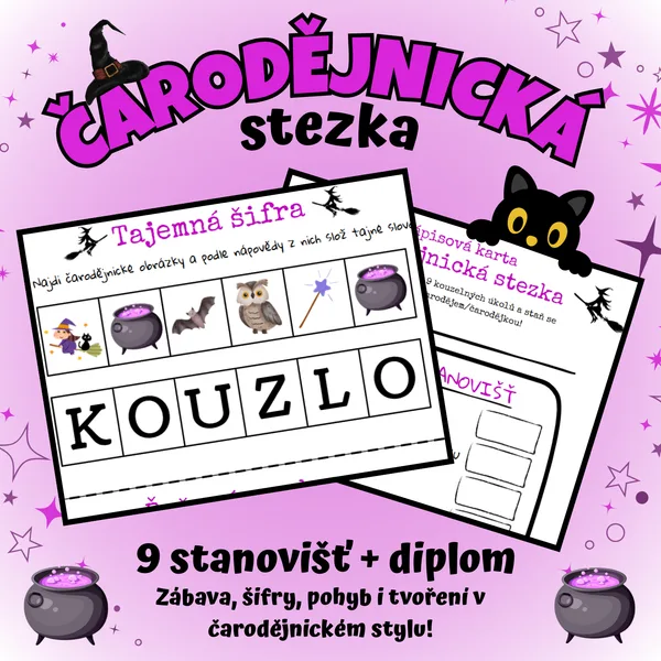 🧙‍♀️ Čarodějnická stezka plná kouzel🧙‍♀️ 1