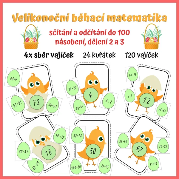 Velikonoční běhací matematika 1