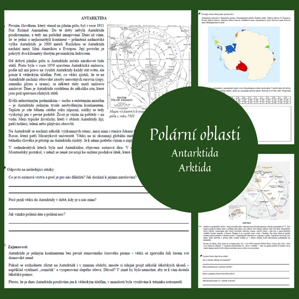 Antarktida a Arktida (polární oblasti) 1