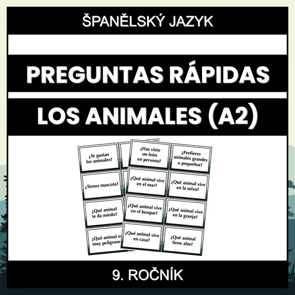 Preguntas Rápidas - Los Animales (A2) 1