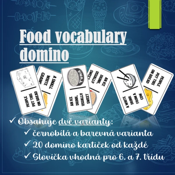 Food vocabulary - domino 1