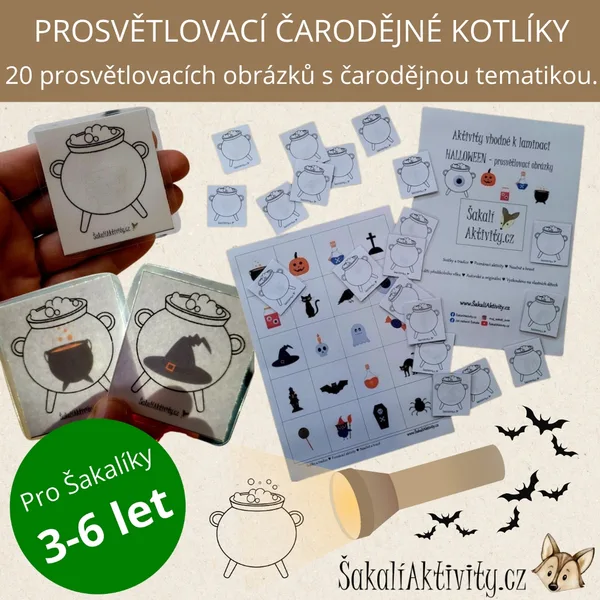  ČARODĚJNICKÉ KOTLÍKY - prosvětlovací obrázky  1