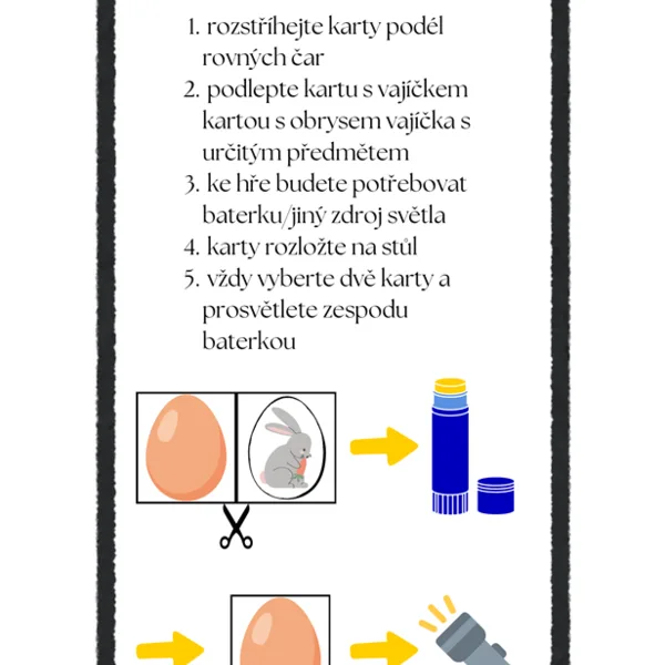 Velikonoce - prosvětlovací pexeso 1