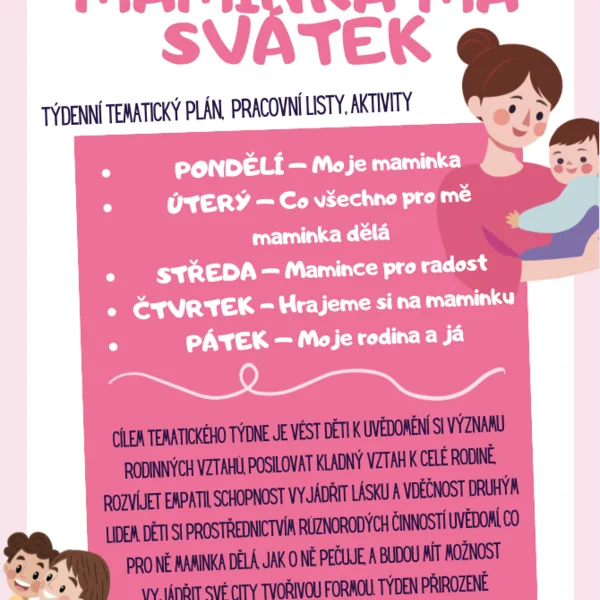 KOMPLETNÍ PŘÍPRAVA - Maminka má svátek, Den matek  1