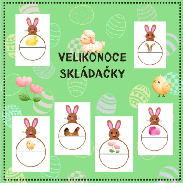 VELIKONOCE - skládačky 1