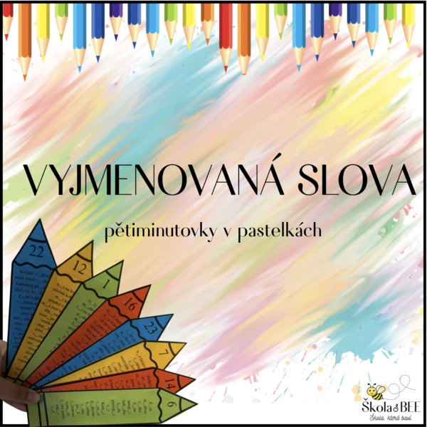 Vyjmenovaná slova - pastelky 1