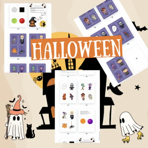 HALLOWEEN - Já mám kdo má, didaktické karty  1