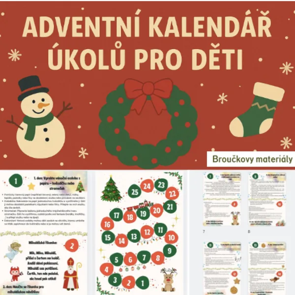 Adventní kalendář úkolů 1