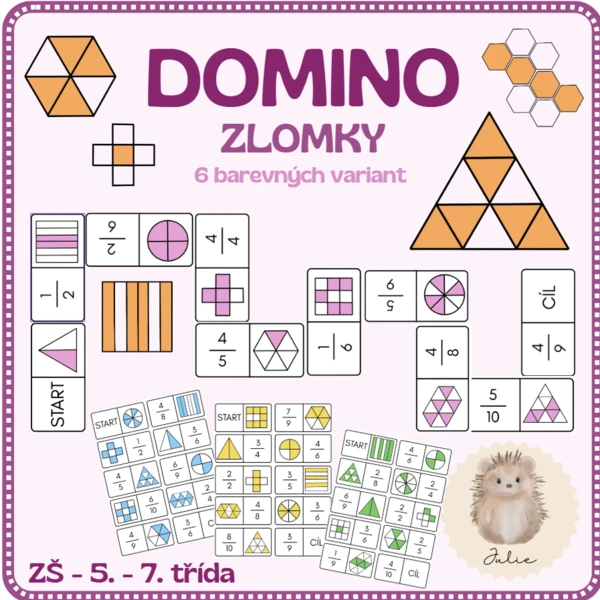 DOMINO - zlomky  1