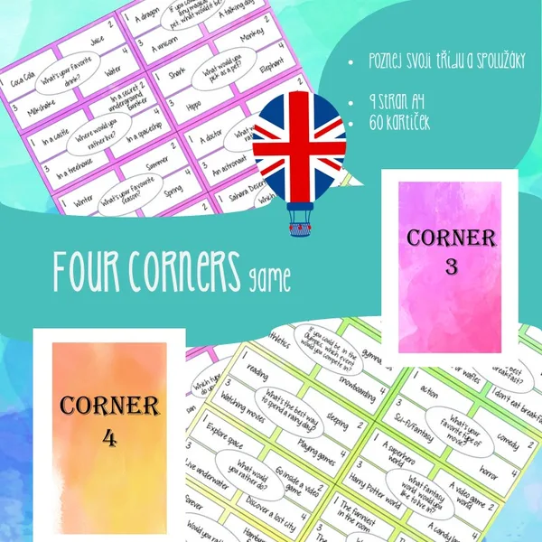 Four corners - brain break 1