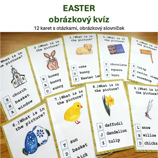 Easter - obrázkový kvíz 1