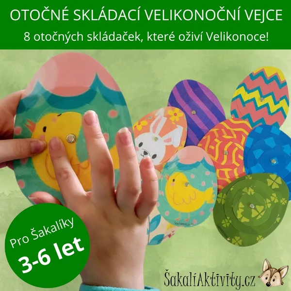  Otočné skládací VELIKONOČNÍ VEJCE  1