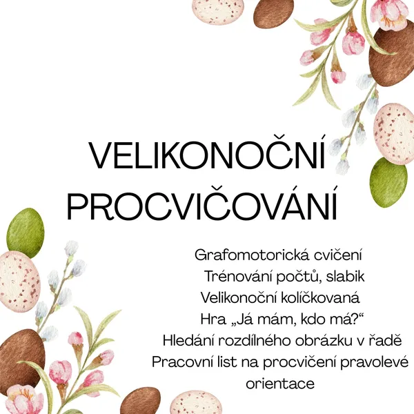 Velikonoční procvičování 1