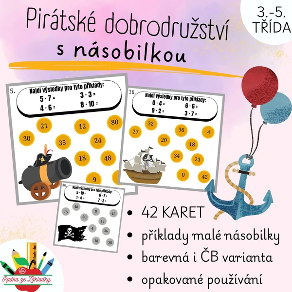 Pirátské dobrodružství s násobilkou 1