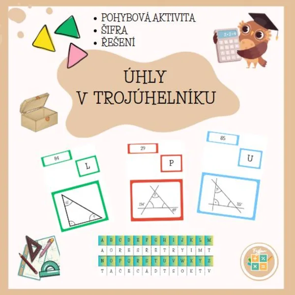 ÚHLY V TROJÚHELNÍKU - POHYBOVÁ AKTIVITA 1