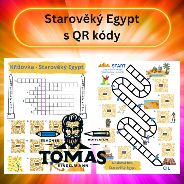Starověký Egypt s QR kódy 1
