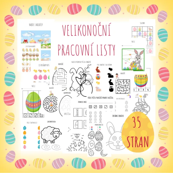 VELIKONOCE - pracovní listy 1