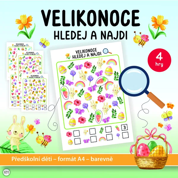 Velikonoce Hledej a najdi (I Spy) 1