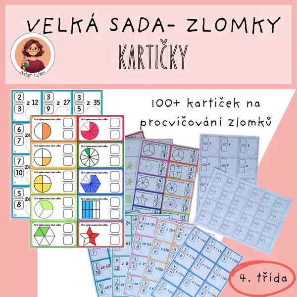 Velká sada - zlomky 1