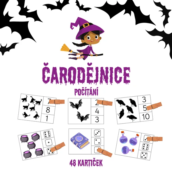 ČARODĚJNICE - počítání 1